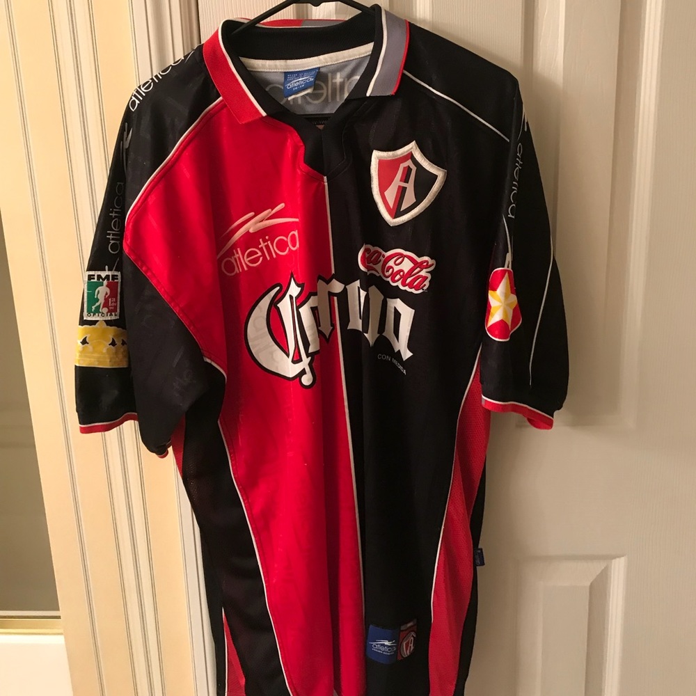 Vintage Mexican soccer Atlas Jersey